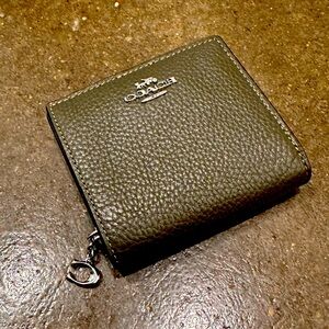 Coach green wallet